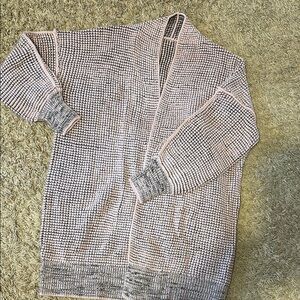 Cozy Knit Cardigan in Black and White